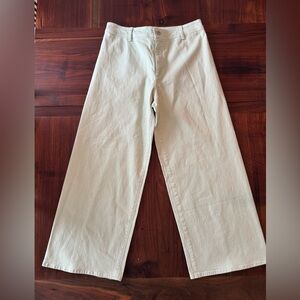 Universal Thread Light Green sailor wide leg jeans 12 NWOT
